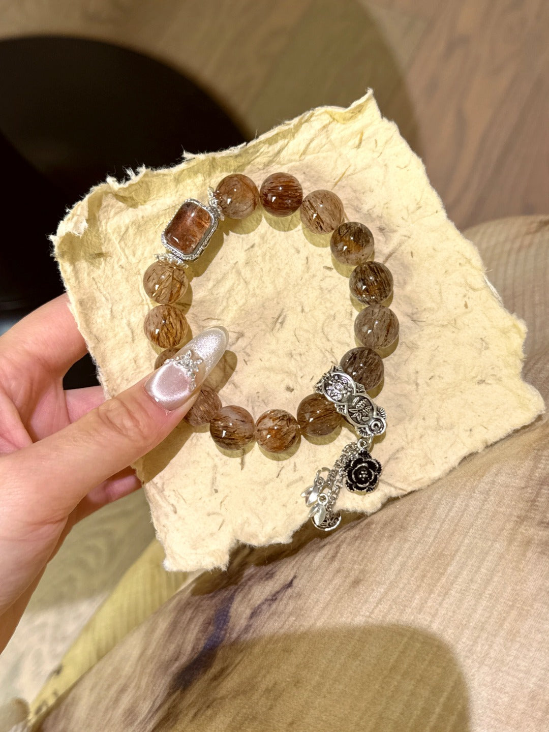 ▫️▪️ Black Gold Super Ghost Box Bracelet